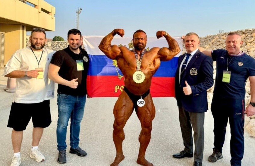 لاعب مصري يمنح روسيا 4 ذهبيات في بطولة العالم لبناء الأجسام