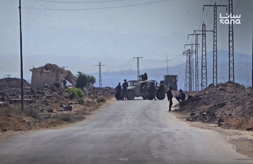 "سانا": القوات الإسرائيلية تتوغل غرب صيدا الحانوت في ريف القنيطرة