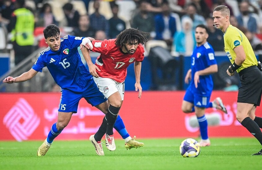 الكويت تحرج مصر في كأس العرب 2025 (فيديو)