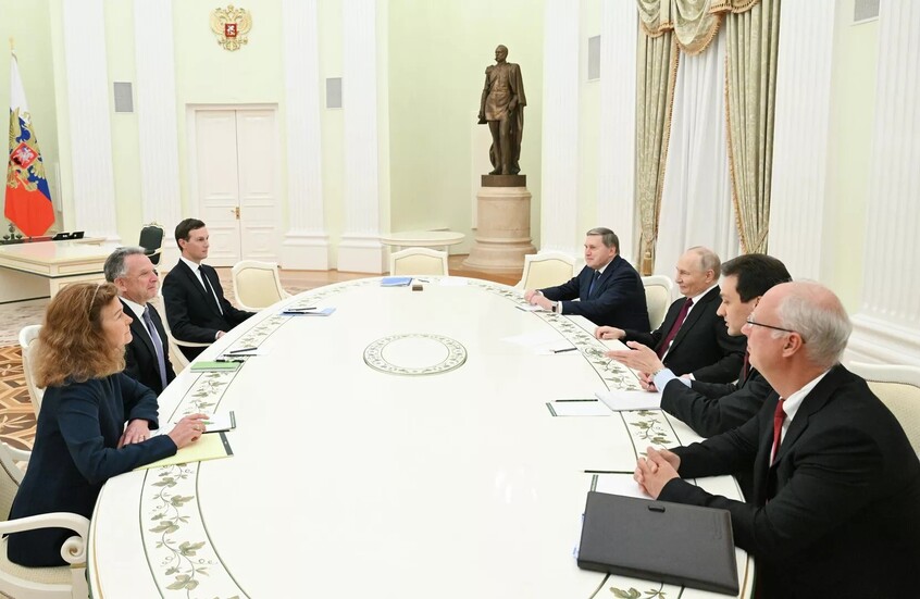 بوتين يعلق مازحا على مدة لقائه بويتكوف وكوشنر: استغرق 5 ساعات.. كان طويلا لكنه ضروري