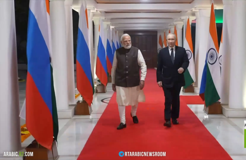 بوتين وسيمونيان سيطلقان قناة RT INDIA