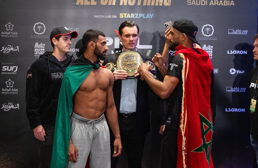 الليلة.. تحديات عربية مثيرة في نهائيات PFL MENA القتالية