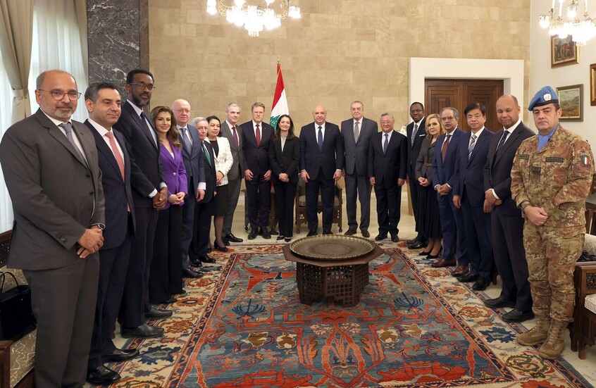 عون يطالب مجلس الأمن بالضغط على إسرائيل لتطبيق وقف إطلاق النار