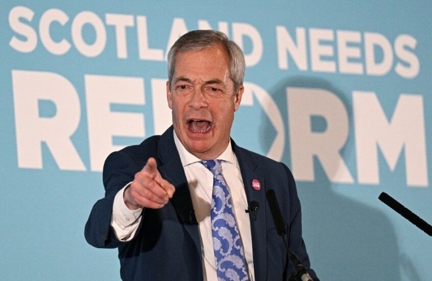 فاراج يحشد مناصريه في اسكتلندا ويهاجم سياسات الهجرة والمناخ