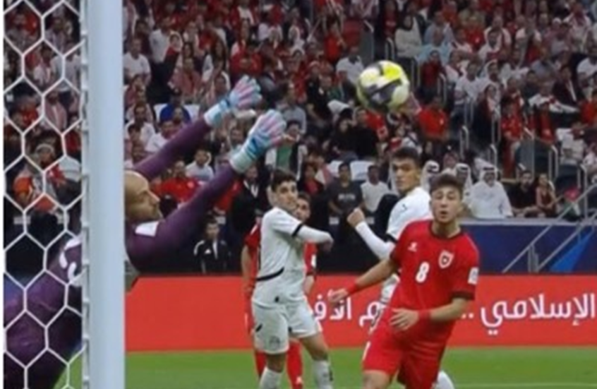 شباك مصر تهتز مرتين في الشوط الأول أمام الأردن (فيديو)