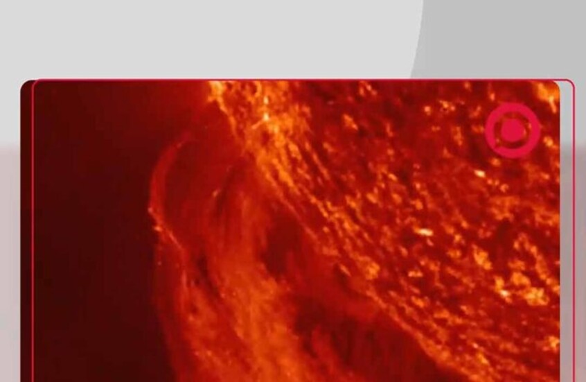 انفصال بروز شمسي هائل من الشمس بعد 24 ساعة من التشابك المغناطيسي المعقد في الفضاء