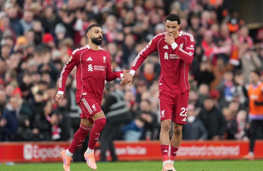 صلاح وإيكيتيكي يساهمان في فوز ثمين لليفربول على برايتون بالدوري الإنجليزي (فيديو)