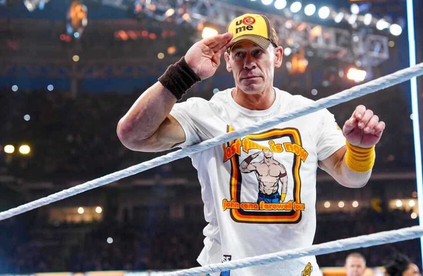 بالخسارة وبعد 23 عاما.. جون سينا يعتزل المصارعة رسميا (فيديو)