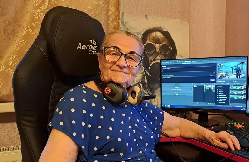 متقاعدة روسية عمرها 77 سنة تحصد جائزة مميزة في مجال ألعاب الفيديو الإلكترونية!