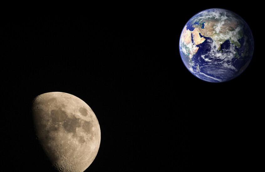 اكتشاف يفسر سبب وجود عناصر أرضية غامضة في عينات تربة القمر