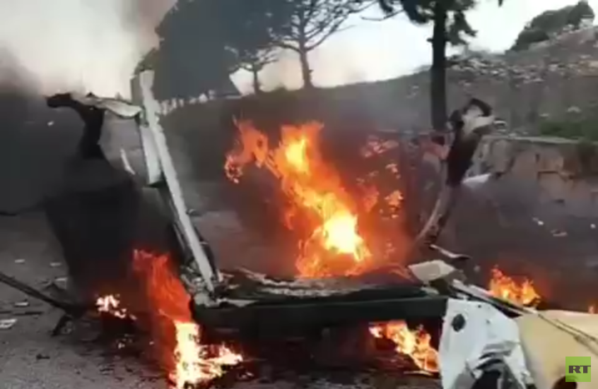 مراسل RT: مقتل شخص في غارة إسرائيلية استهدفت سيارة بمحيط بلدة العديسة جنوب لبنان (صور + فيديو)
