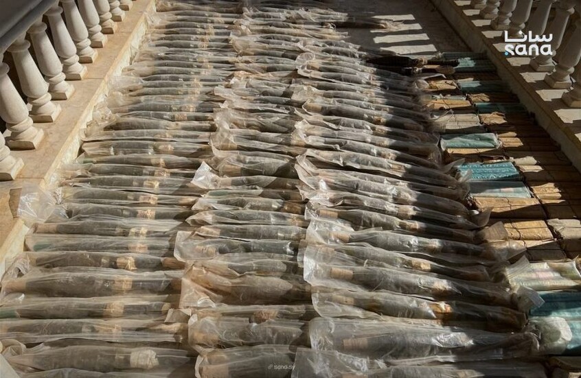 الأمن السوري يعلن إحباط محاولة تهريب أسلحة باتجاه لبنان (صور)