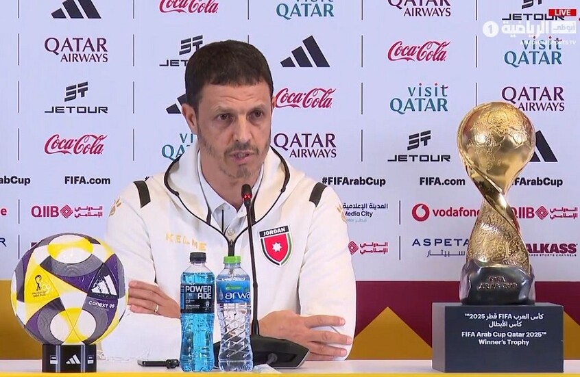 المغربي السلامي مدرب الأردن يكشف لمن يريد إهداء كأس العرب 2025 (فيديو)