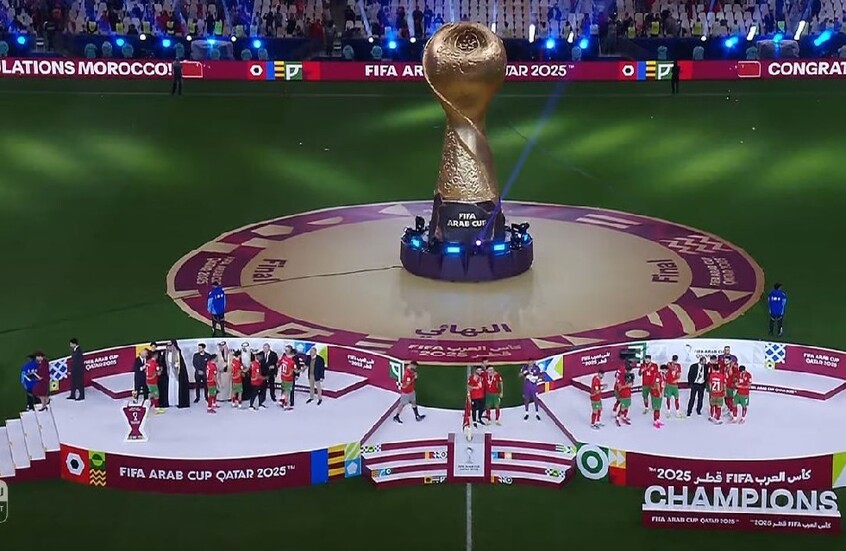 المغرب يتوج بكأس العرب 2025 على حساب الأردن (فيديو)