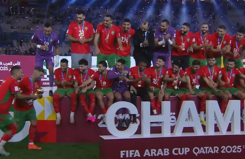 المغرب يتوج بكأس العرب 2025 على حساب الأردن (فيديو)