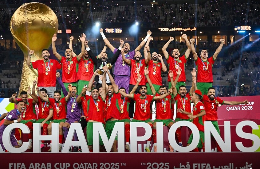 المغرب يتوج بكأس العرب 2025 على حساب الأردن (فيديو)