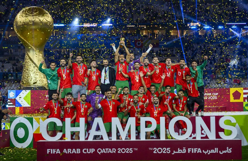 المغرب يحصد أكبر مكافأة مالية في تاريخ كأس العرب.. والسعودية والإمارات يتقاسمان الجائزة