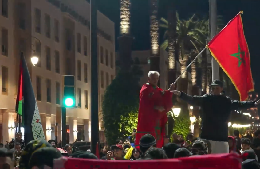 احتفالات في الرباط عقب فوز المنتخب المغربي بكأس العرب 2025