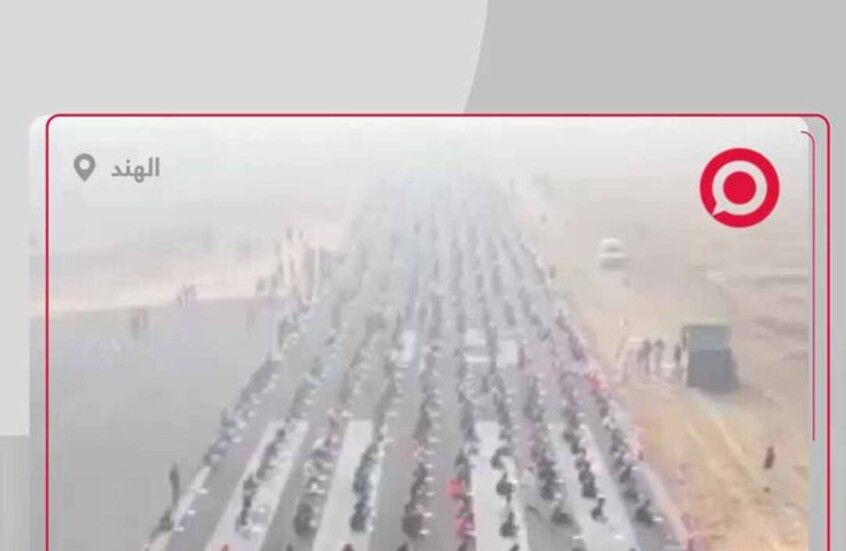 منافسة قاسية في الهند: 8000 متقدم يتزاحمون على مهبط طائرات لامتحان 187 وظيفة حرس وطني