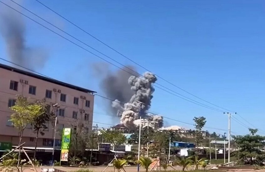 تايلاند تقصف كازينو في كمبوديا (فيديو)