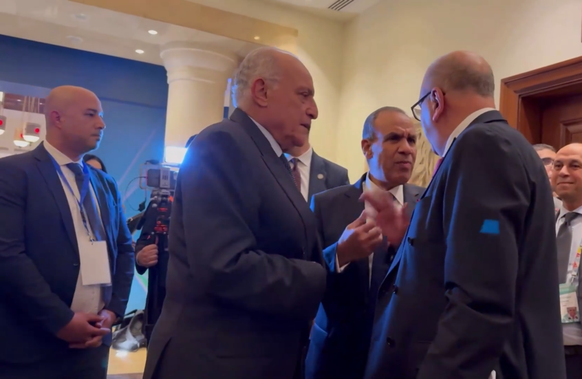 وزراء خارجية مصر وتونس والجزائر ينخرطون في مناقشة ودية بعد إنهائهم اجتماعا ثلاثيا في القاهرة