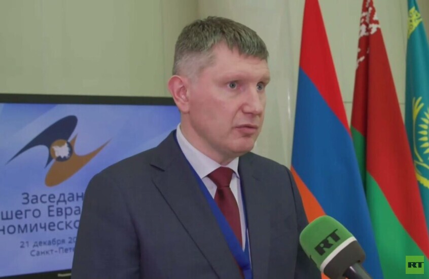 ريشيتنيكوف لـRT: الاتحاد الاقتصادي الأوراسي نجح في خلق سوق موحدة كبيرة تستقطب الدول
