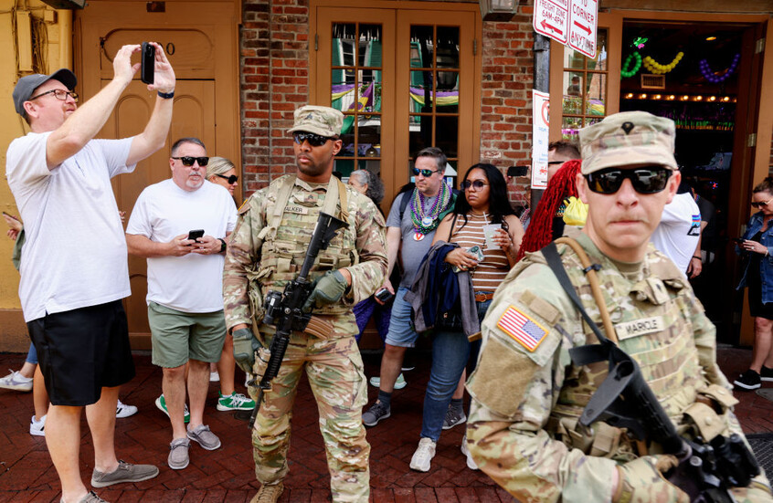 الولايات المتحدة.. نشر 350 جنديا من الحرس الوطني في نيو أورلينز