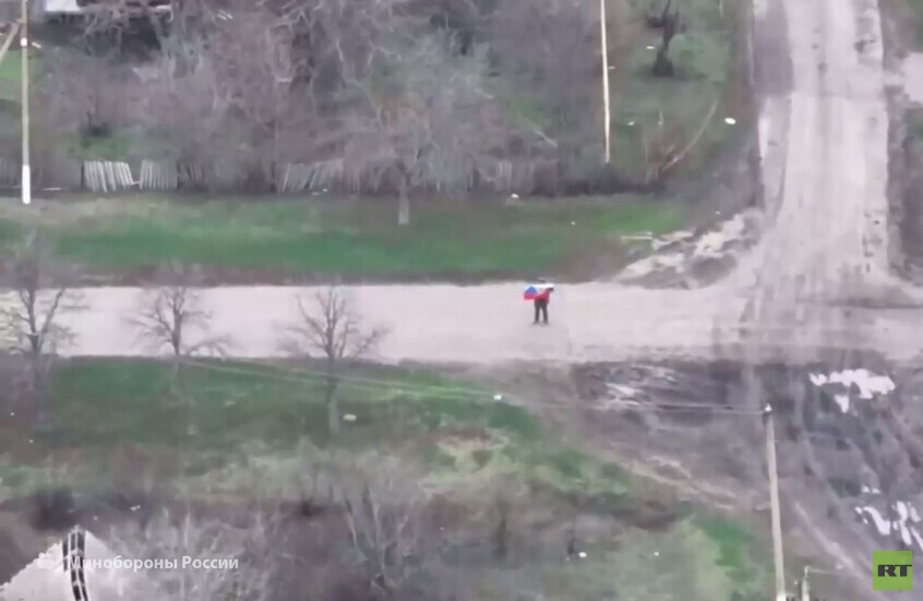 مشاهد لمعارك تحرير القوات الروسية لبلدة أندرييفكا في مقاطعة دنيبروبيتروفسك