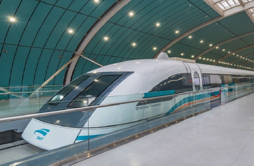 منصة قطار مغناطيسية صينية تصل إلى 700 كلم/س خلال ثانيتين! (فيديو)