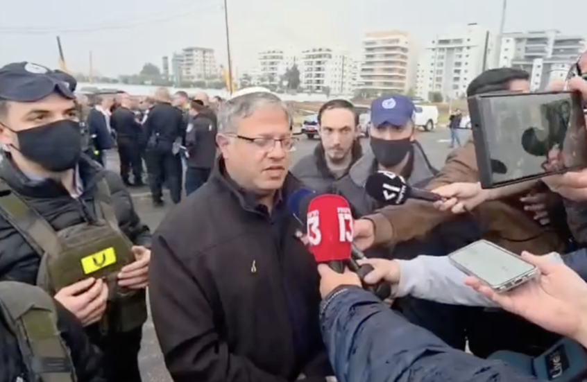 بن غفير يدعو كل إسرائيلي إلى حمل السلاح