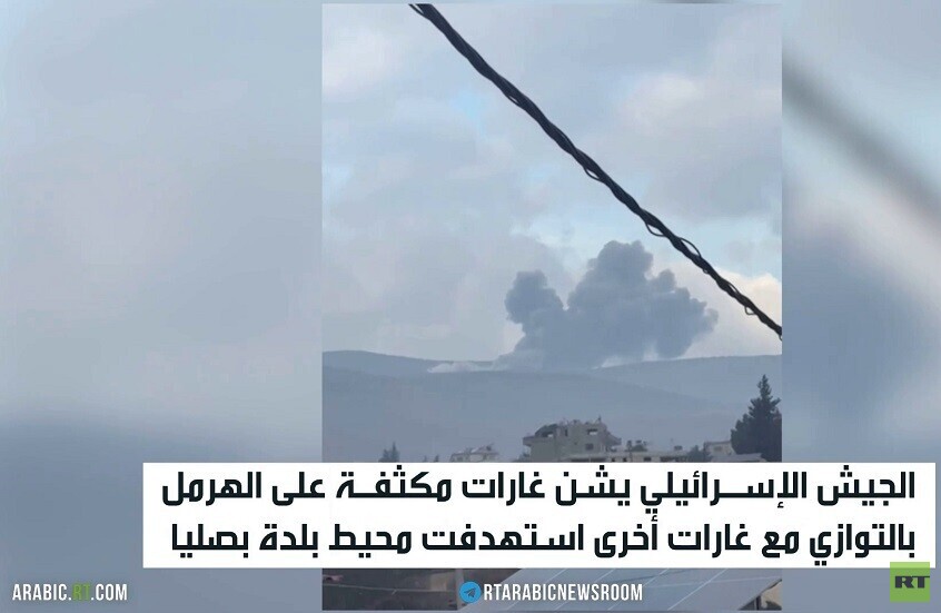 سلسلة غارات إسرائيلية مكثفة على لبنان