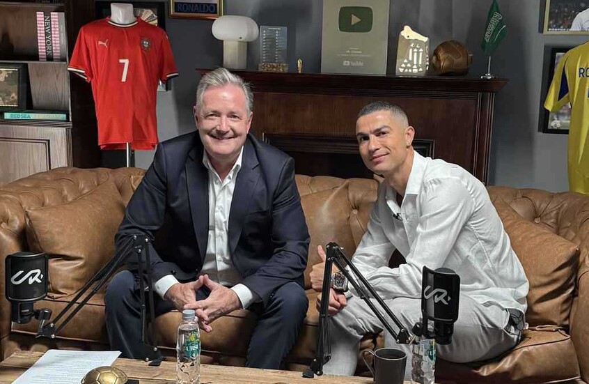 بيرس مورغان يعلق على ثنائية رونالدو في شباك الأخدود (صورة)