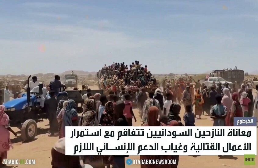 النازحون السودانيون يطالبون بتوفير الدعم
