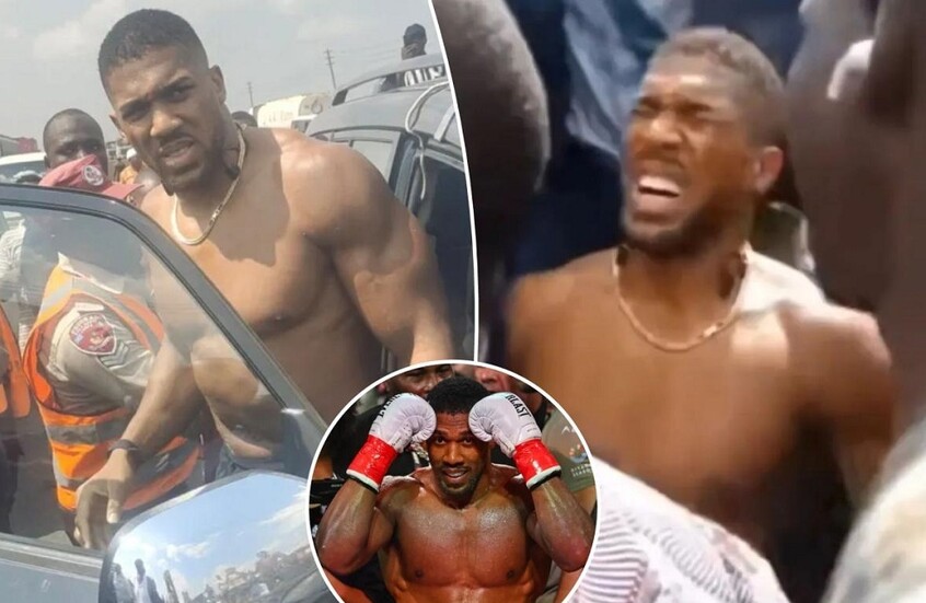 حادث مروع.. الملاكم جوشوا ينجو من كارثة أودت بحياة اثنين من مساعديه (فيديو)