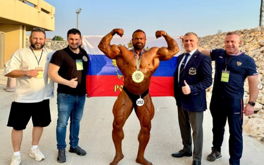 لاعب مصري يمنح روسيا 4 ذهبيات في بطولة العالم لبناء الأجسام