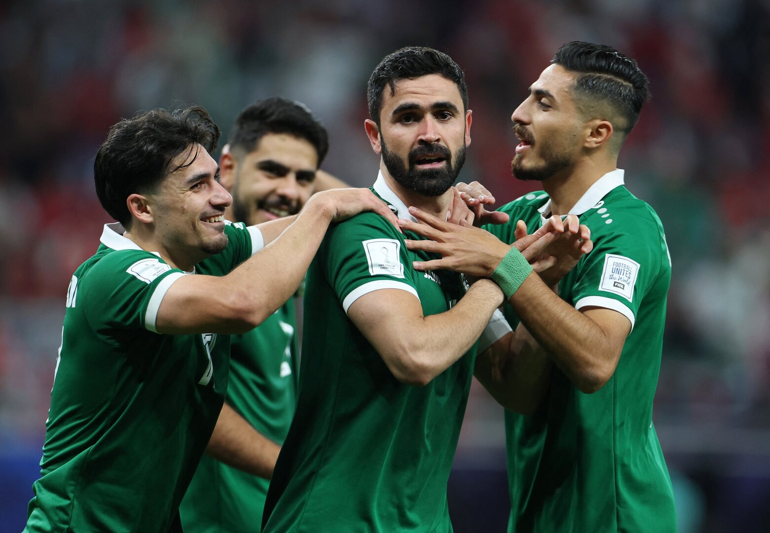 نجم منتخب سوريا يكشف سر احتفاله الغريب بعد هدفه في كأس العرب (فيديو)
