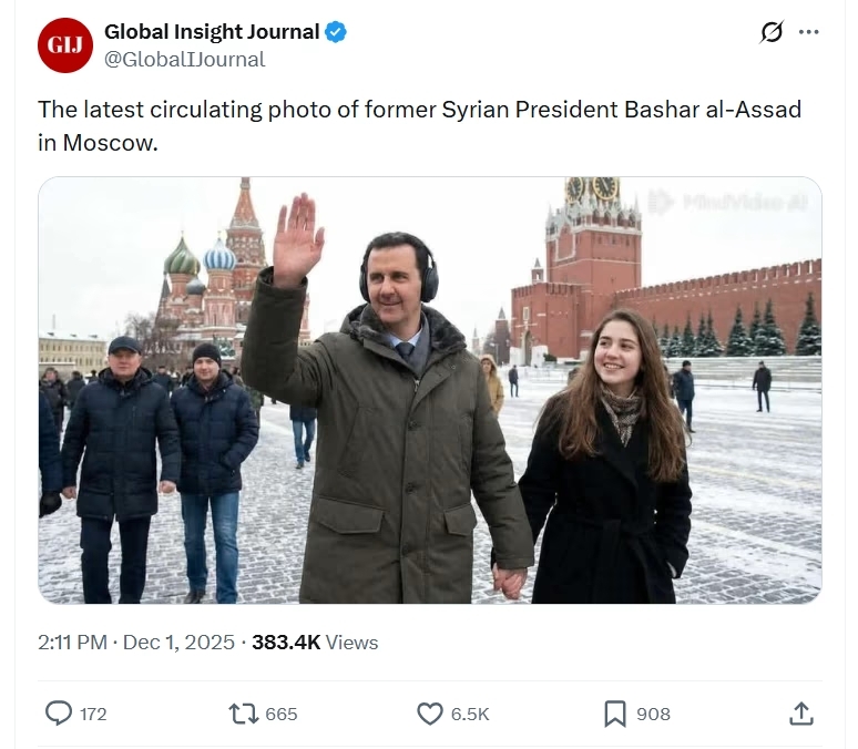 صحيحة أم مفبركة؟.. بشار الأسد في الساحة الحمراء (صور)