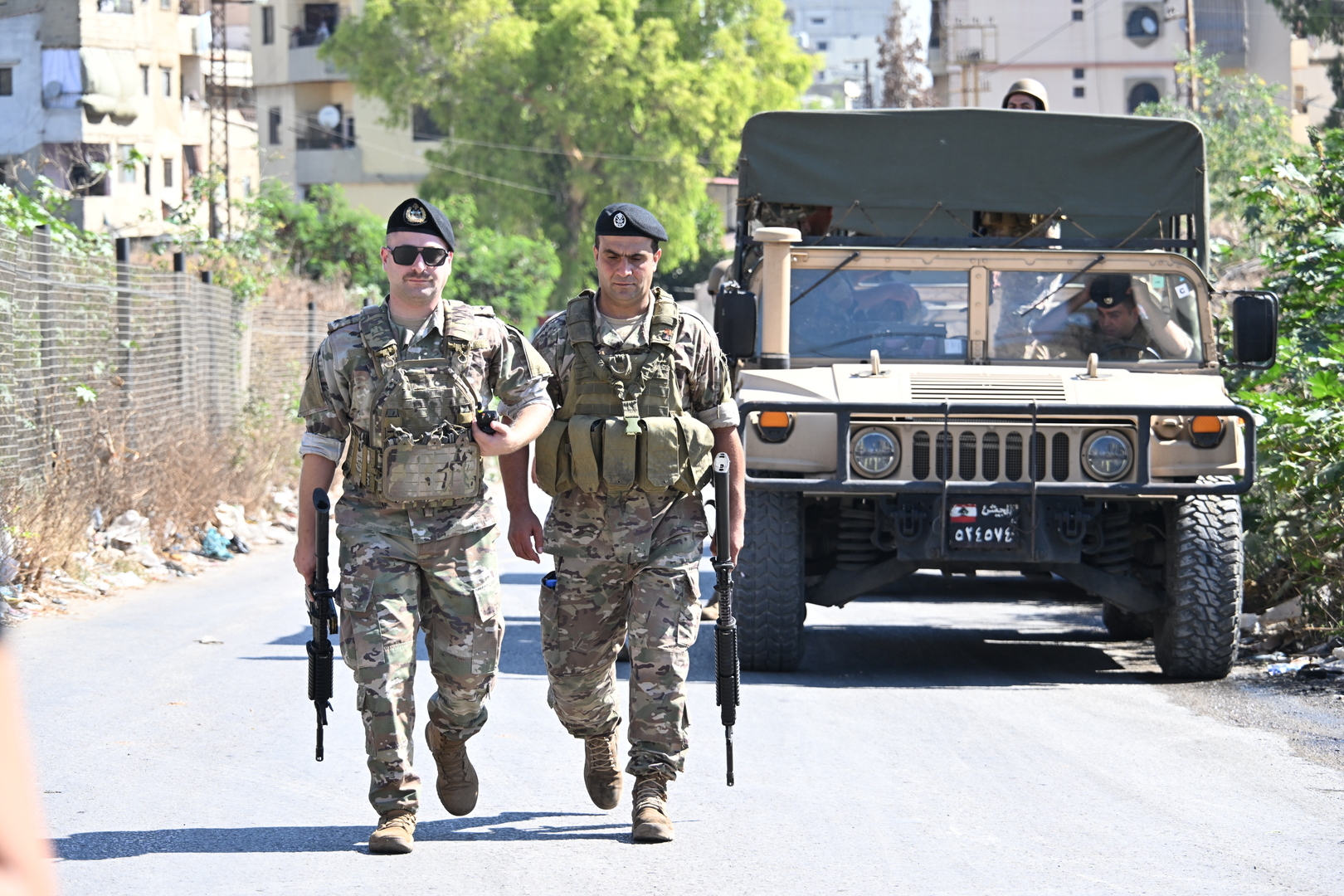 الجيش اللبناني يتدخل لفض إشكال بين محتفلين في ذكرى سقوط الأسد وأهالي حارة صيدا (فيديوهات)