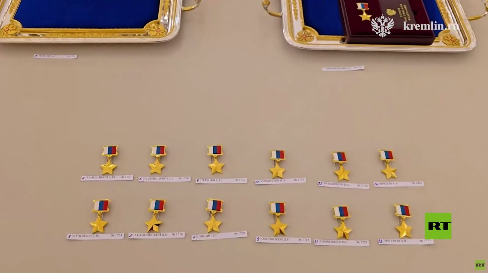 موسكو.. بوتين يمنح ميداليات "النجمة الذهبية" لأبطال روسيا