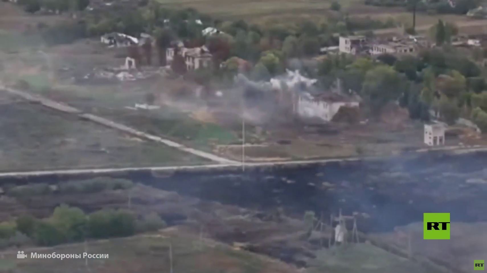 مشاهد لتحرير الجيش الروسي بلدة أوستابوفسكويه جنوب أوكرانيا