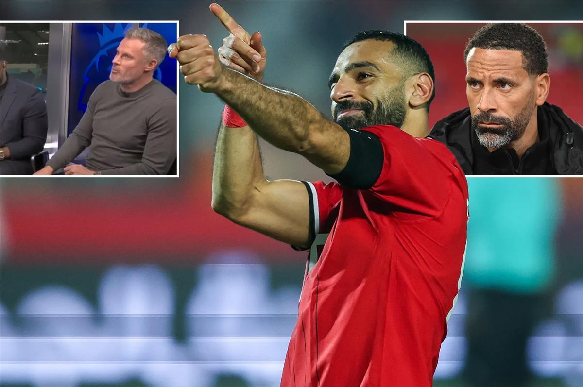 "هل سمعت أغنية محمد صلاح".. موقف محرج بين ريو فرديناند وجيمي كاراغر بسبب صلاح (فيديو)