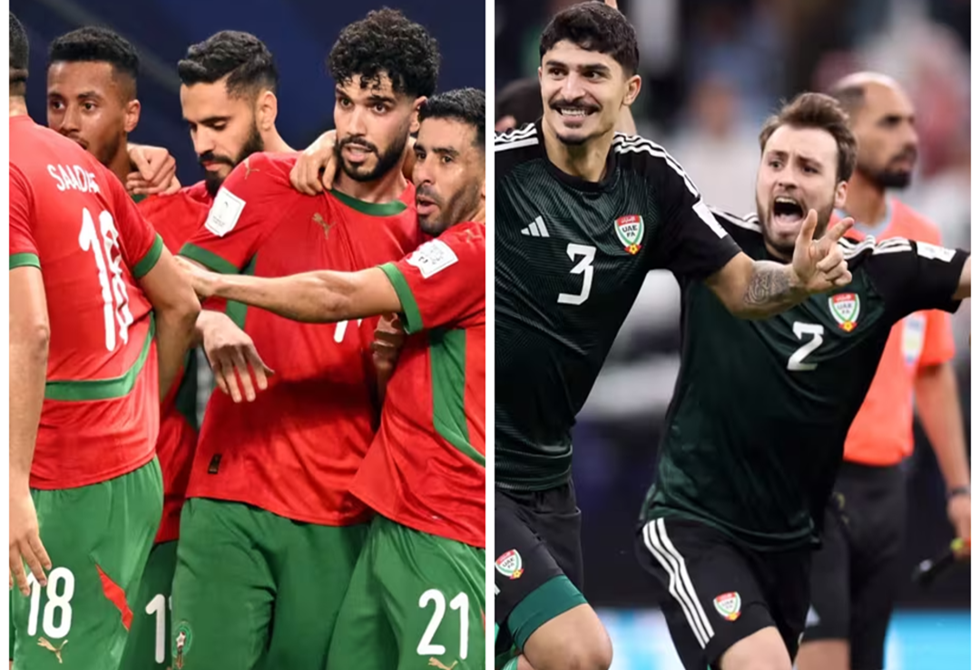 الموعد والقنوات المفتوحة الناقلة  لمباراة المغرب ضد الإمارات في نصف نهائي كأس العرب