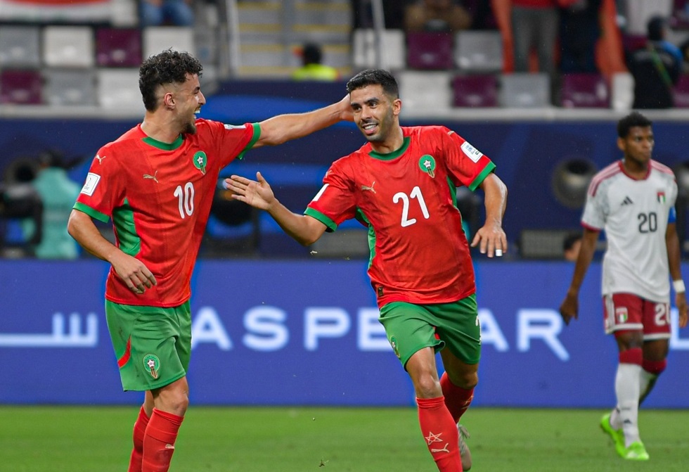 شاهد.. هدف مغربي في مرمى الإمارات ضمن كأس العرب 2025