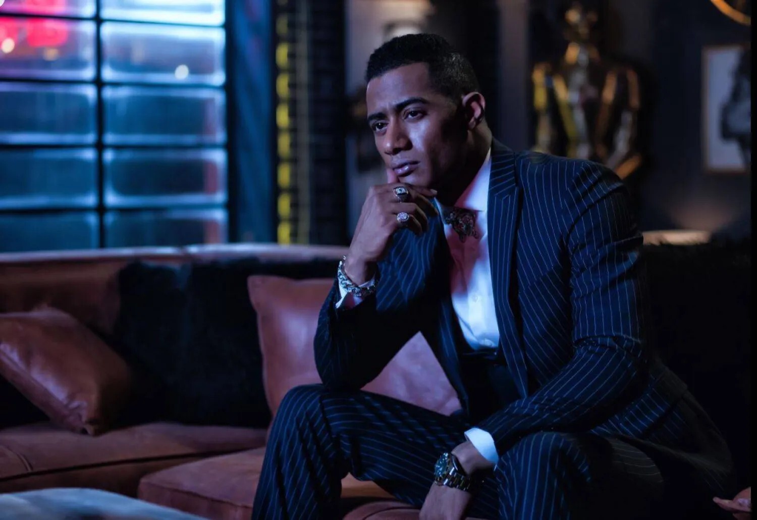 الحكم بحبس محمد رمضان سنتين