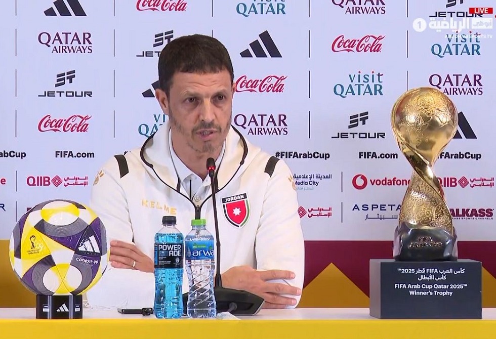المغربي السلامي مدرب الأردن يكشف لمن يريد إهداء كأس العرب 2025 (فيديو)