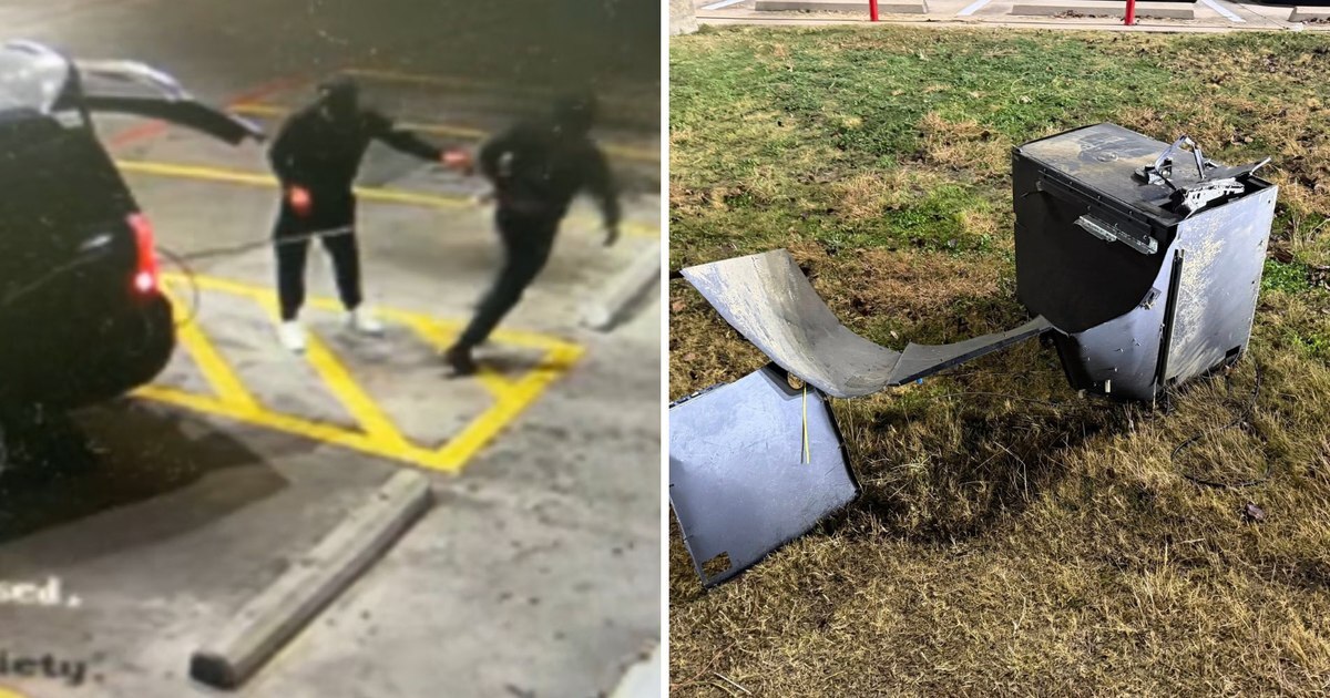 محاولة سرقة صراف آلي في تكساس تتسبب بأضرار واسعة والمتهمان لا يزالان فارين (فيديو)