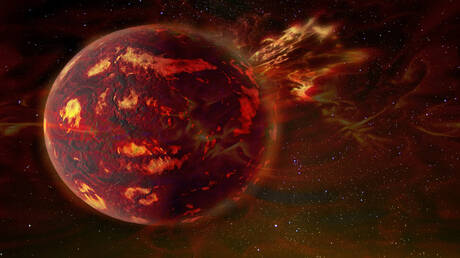 جحيم كوني مرصع بالأحجار الكريمة يحير العلماء بغلافه الجوي الفريد