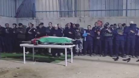 مشاهد من جنازة أبو ياسر  شباب (فيديو)