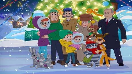 بوتين يدخل عالم الرسوم المتحركة في 