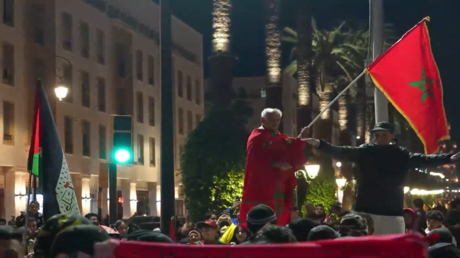 احتفالات في الرباط عقب فوز المنتخب المغربي بكأس العرب 2025